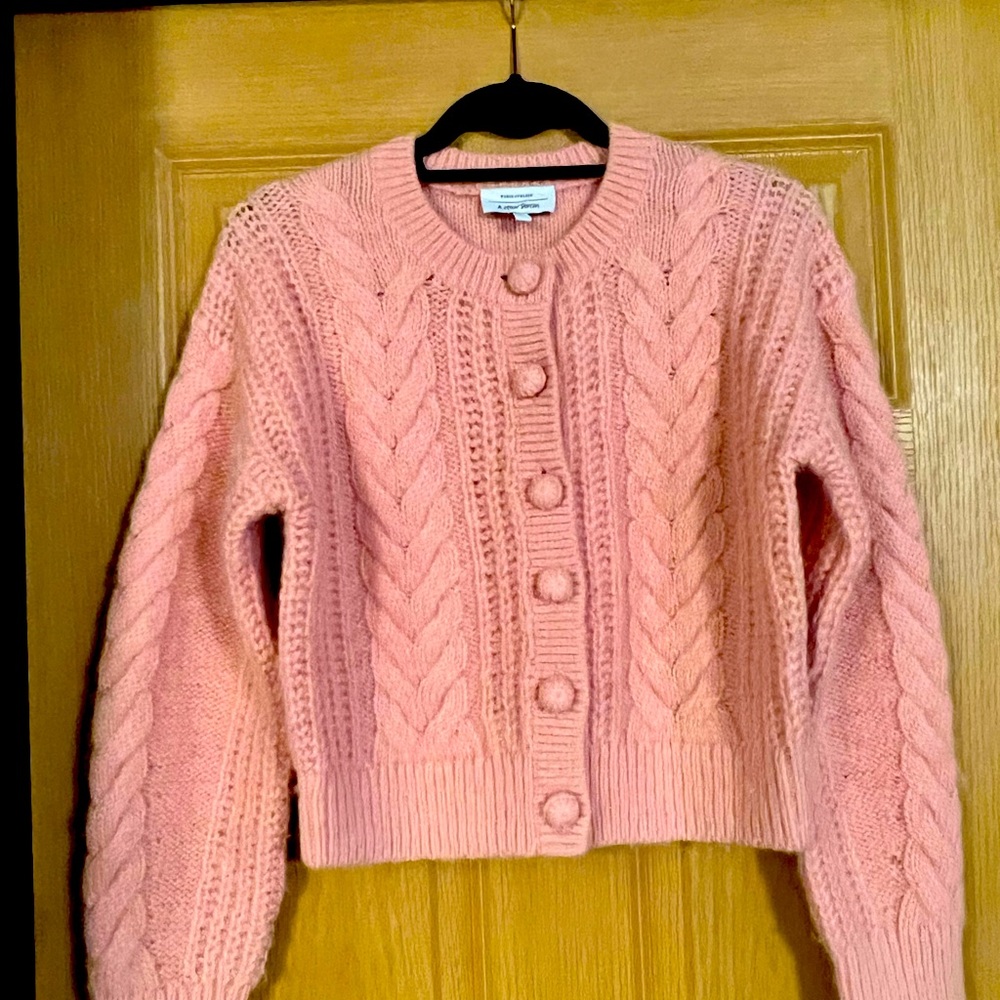 & Other Stories Cropped Cable Cardigan barely worn, priced to sell!